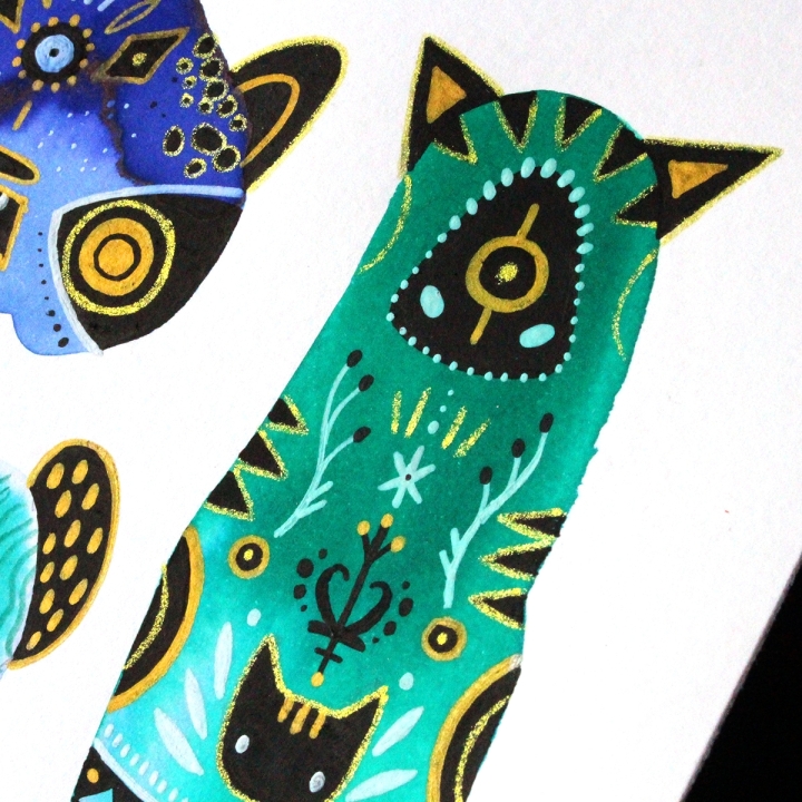 Planche de monstres 017 - Œuvre original