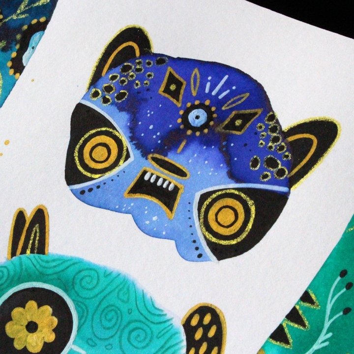 Planche de monstres 017 - Œuvre original