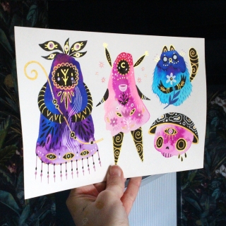 Planche de monstres 020 - Œuvre original