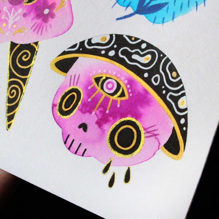 Planche de monstres 020 - Œuvre original