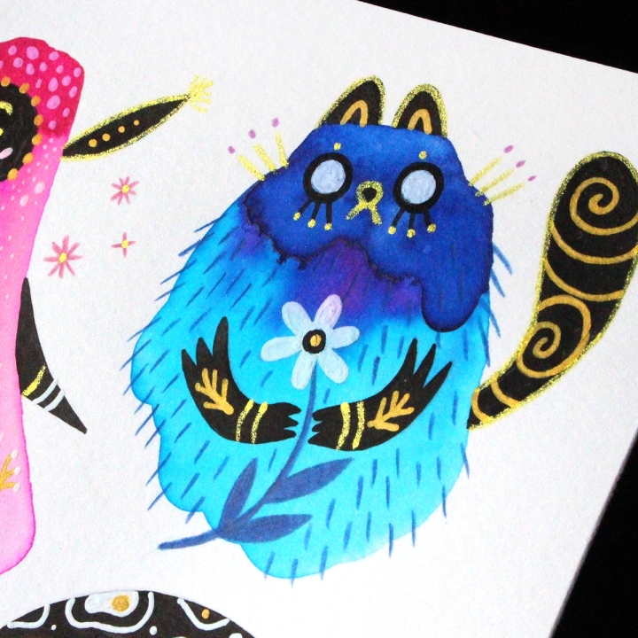 Planche de monstres 020 - Œuvre original