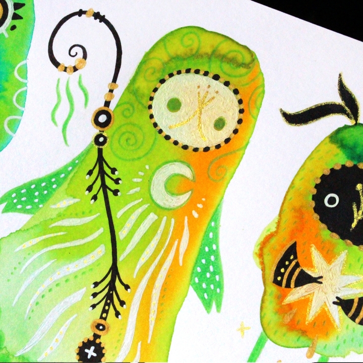 Planche de monstres 021 - Œuvre original