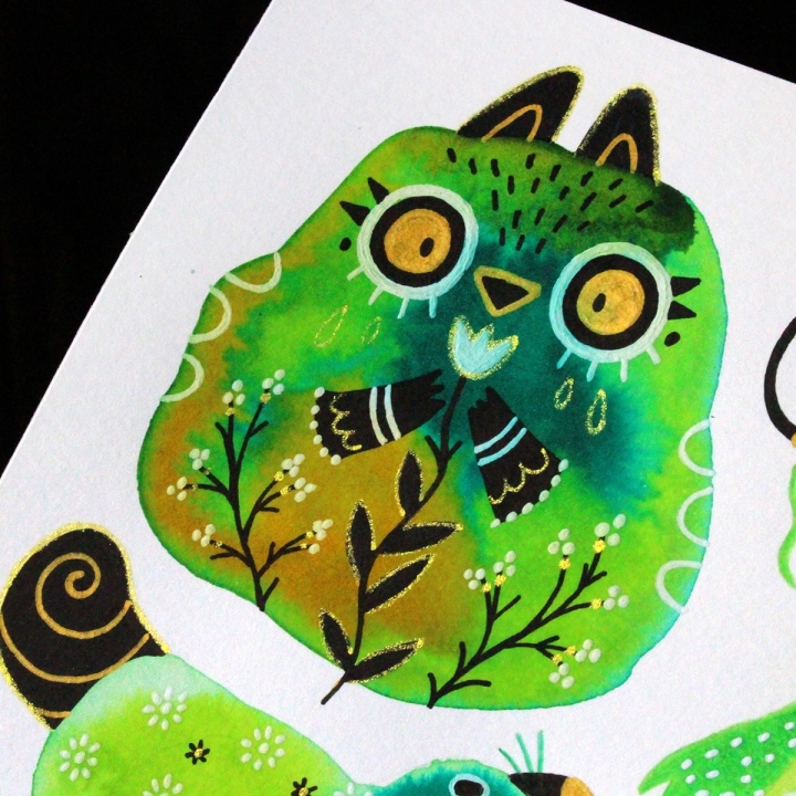 Planche de monstres 021 - Œuvre original