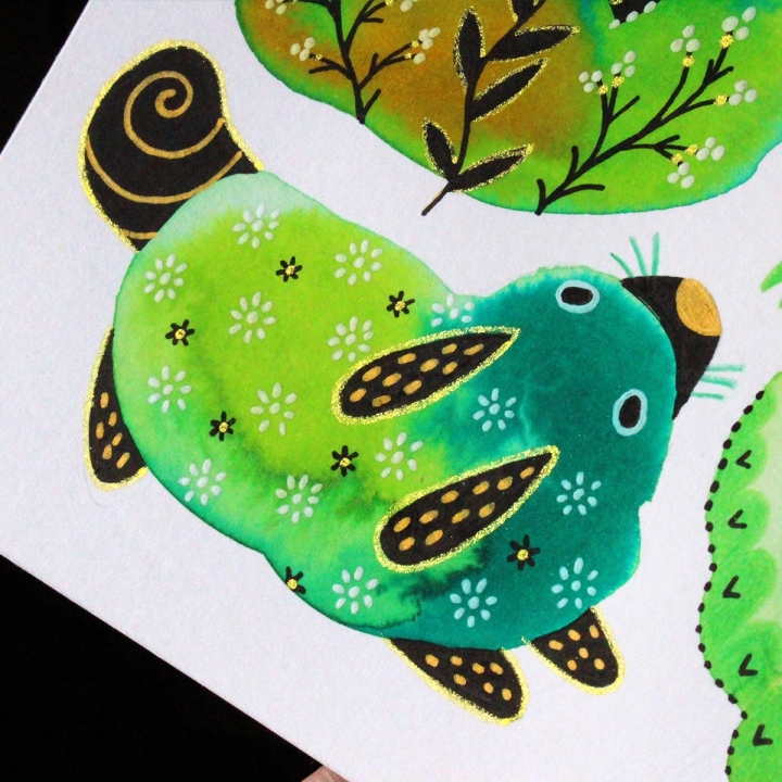 Planche de monstres 021 - Œuvre original