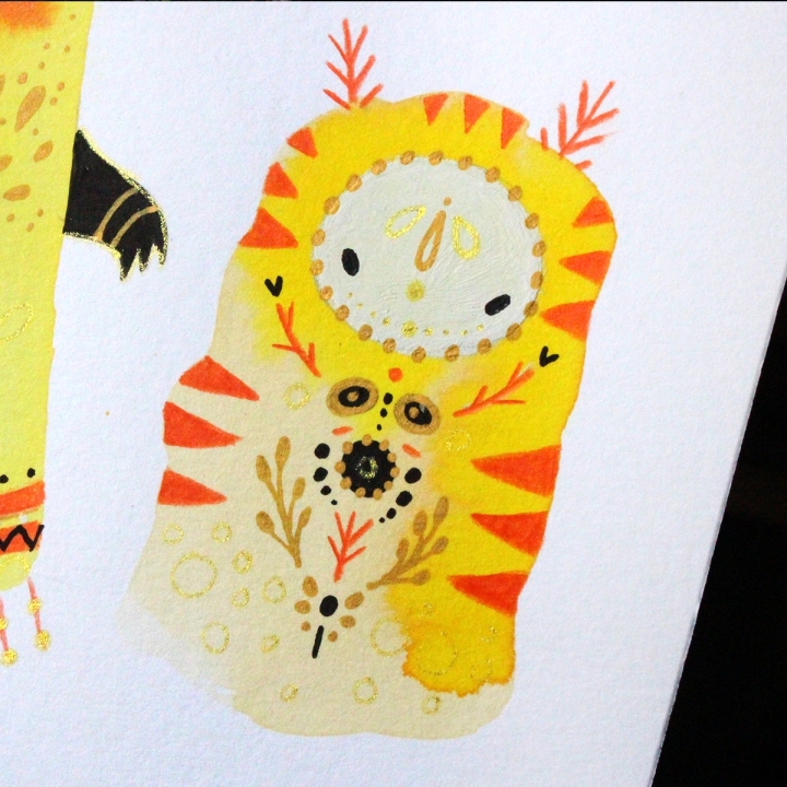 Planche de monstres 024 - Œuvre original