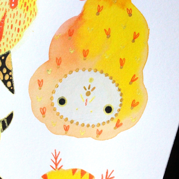 Planche de monstres 024 - Œuvre original