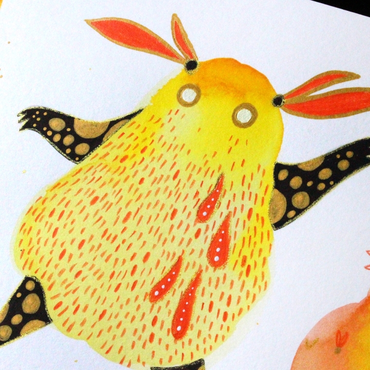 Planche de monstres 024 - Œuvre original