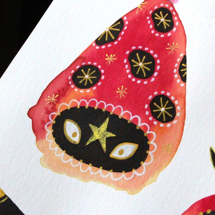 Planche de monstres 025 - Œuvre original