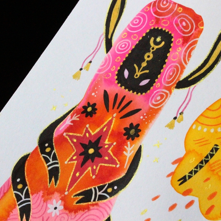 Planche de monstres 027 - Œuvre original