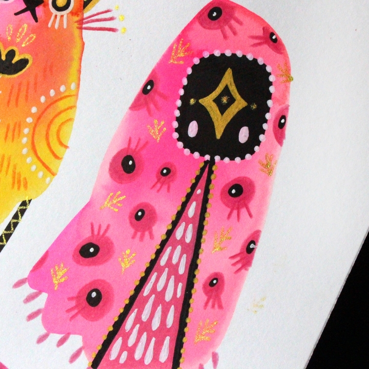 Planche de monstres 027 - Œuvre original