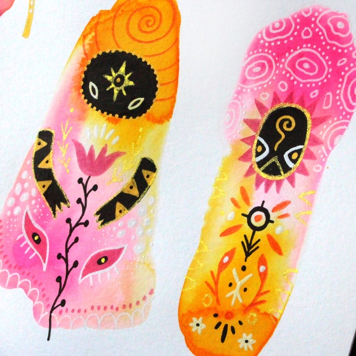 Planche de monstres 028 - Œuvre original