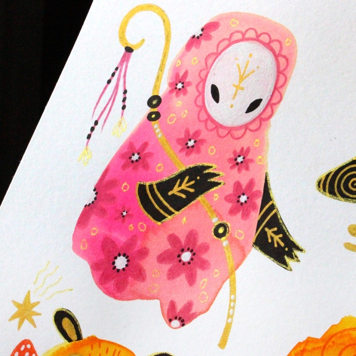 Planche de monstres 028 - Œuvre original