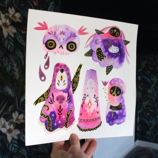 Planche de monstres 029 - Œuvre original