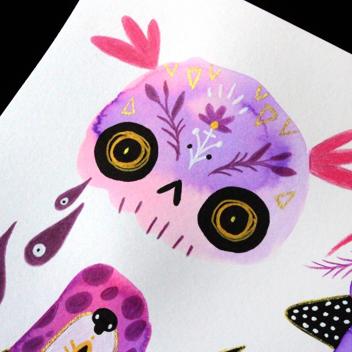 Planche de monstres 029 - Œuvre original