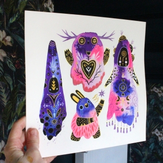 Planche de monstres 030 - Œuvre original