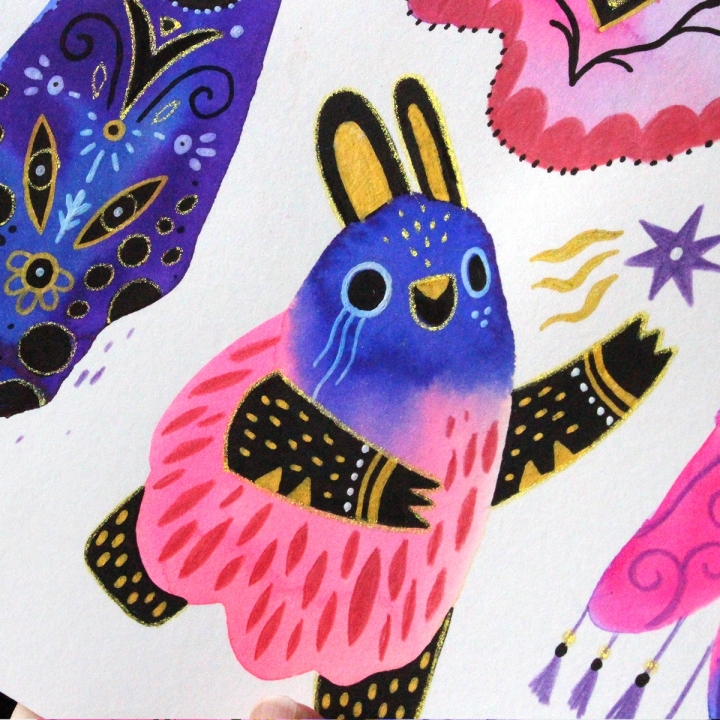 Planche de monstres 030 - Œuvre original