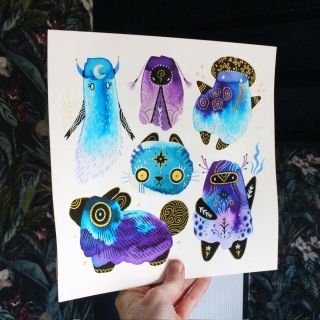 Planche de monstres 031 - Œuvre original