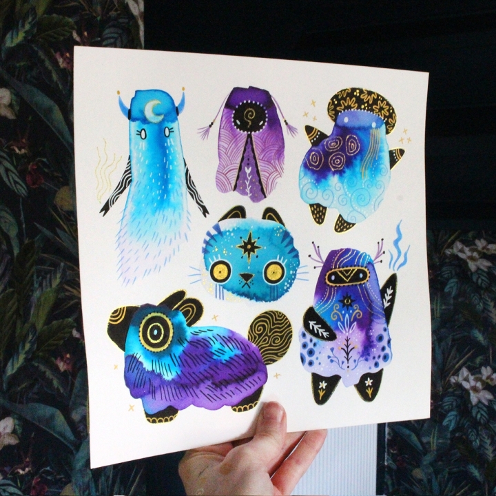 Planche de monstres 031 - Œuvre original