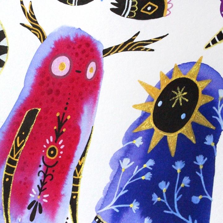 Planche de monstres 032 - Œuvre original