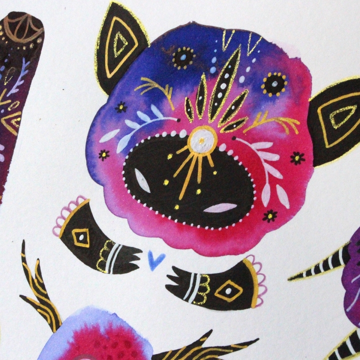 Planche de monstres 032 - Œuvre original