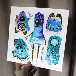 Planche de monstres 033 - Œuvre original