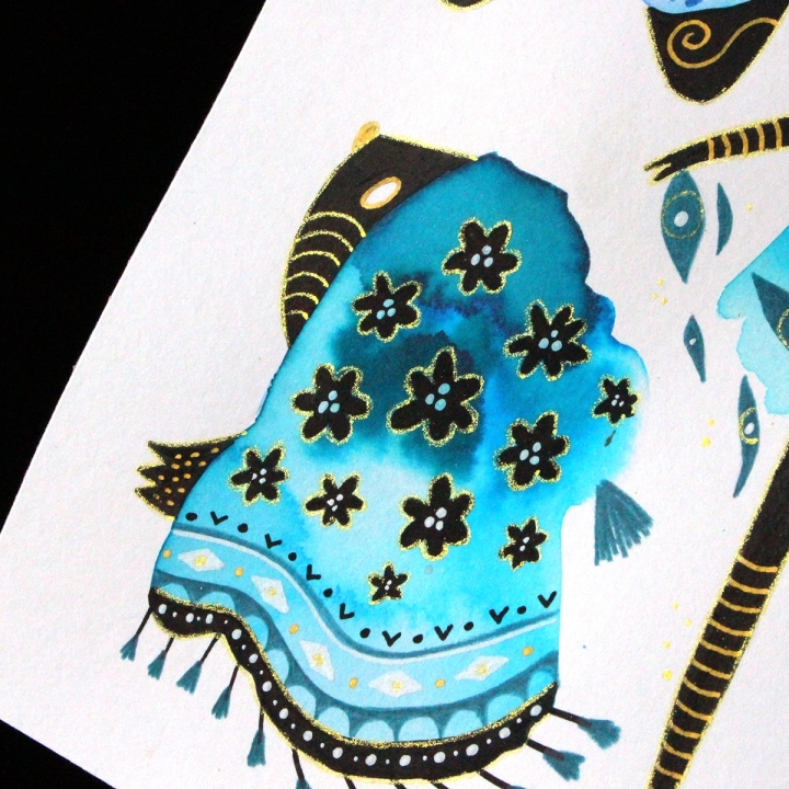 Planche de monstres 033 - Œuvre original