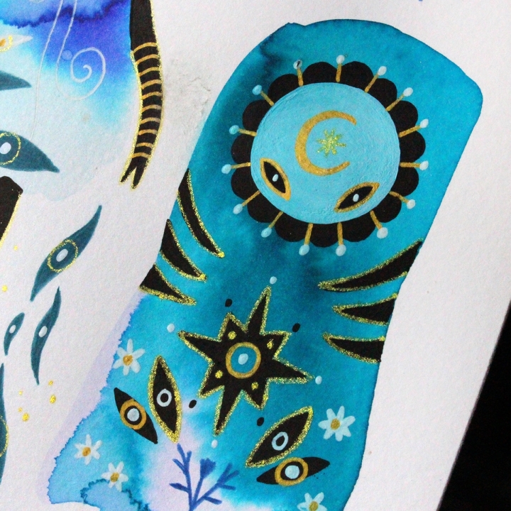 Planche de monstres 033 - Œuvre original