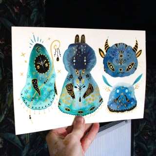 Planche de monstres 034 - Œuvre original