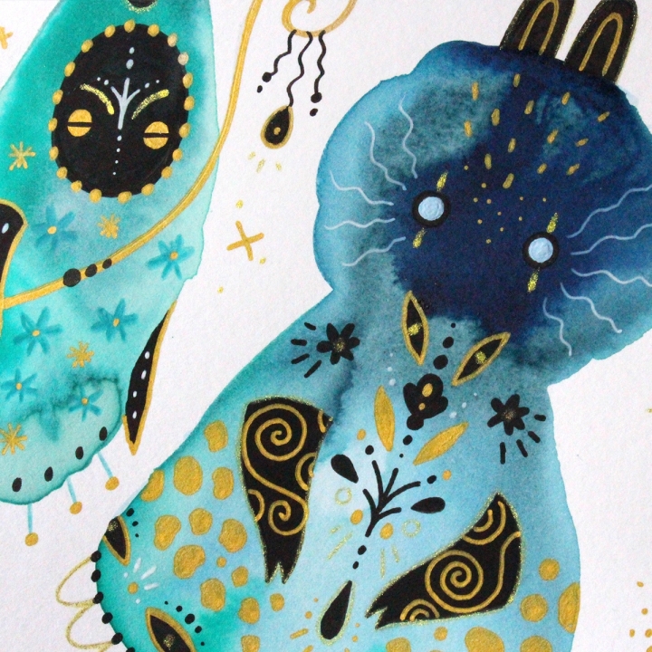 Planche de monstres 034 - Œuvre original