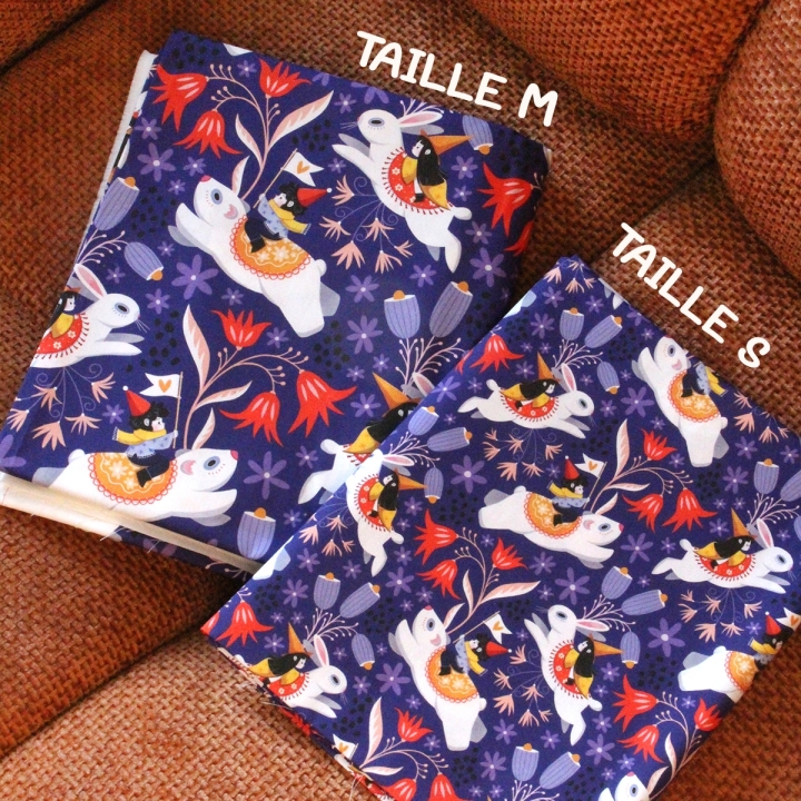 Tissu illustré "Les aventuriers" – popeline, velours & French terry – motif enfantin