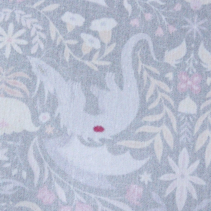 coupon popeline 48x48 cm / Dragons colorés - taille S / tissu tâché n°2